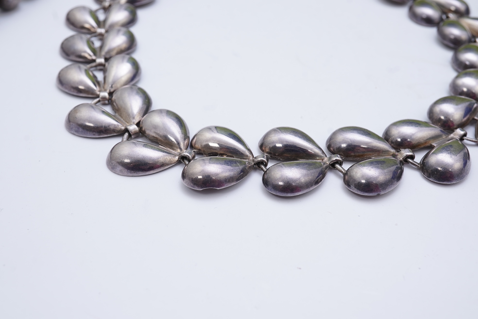Two silver necklaces